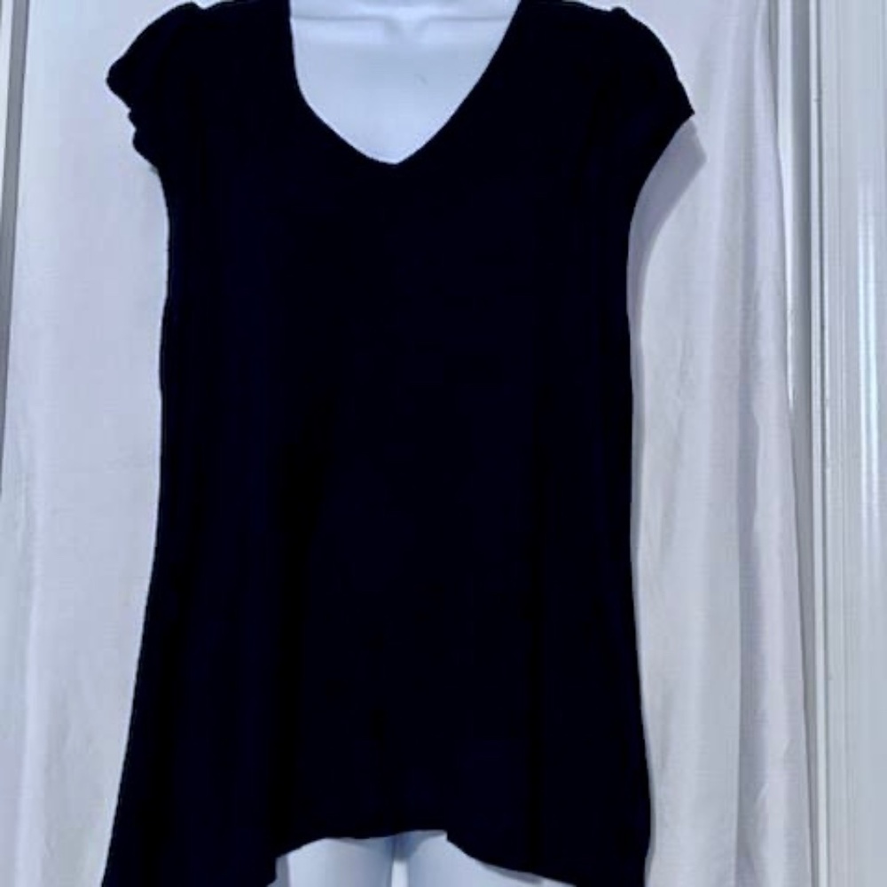 SALE. Oscar de la Renta Pink Label Sleeveless Black Top Sz M